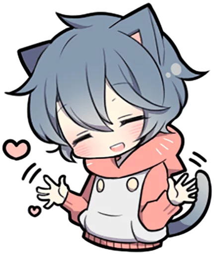 👋 Стикер «Ash Kitten» для Telegram
