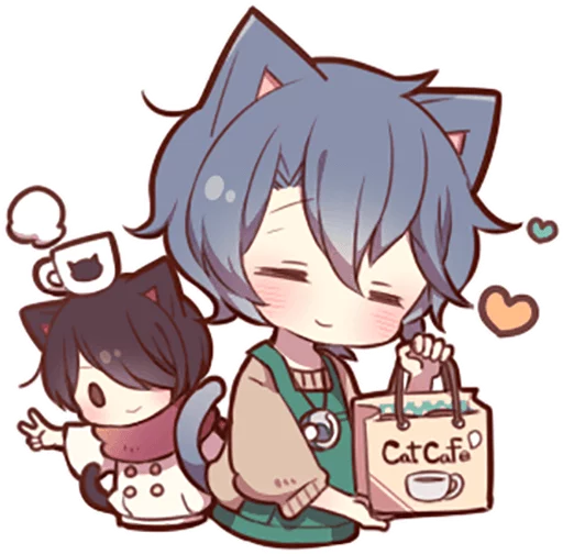 ☕ Стикер «Ash Kitten» для Telegram