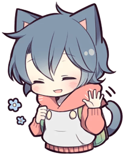 👋 Стикер «Ash Kitten» для Telegram