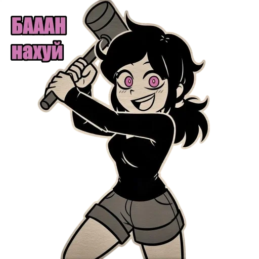 🔞 Стикер «Ashley and Andy» для Telegram