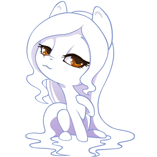 😈 Стикер «Ashley Arctic Fox» для Telegram