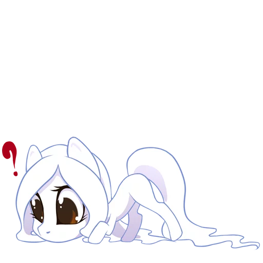🙄 Стикер «Ashley Arctic Fox» для Telegram