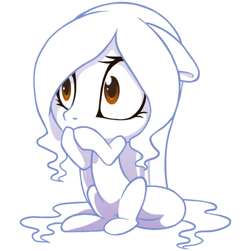 😲 Стикер «Ashley Arctic Fox» для Telegram