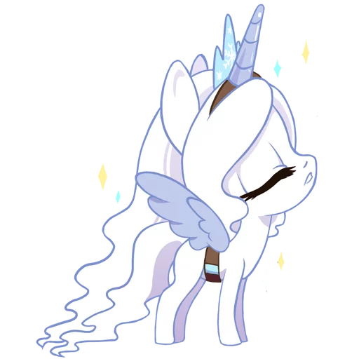 👑 Стикер «Ashley Arctic Fox» для Telegram