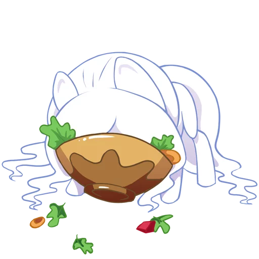 🥙 Стикер «Ashley Arctic Fox» для Telegram
