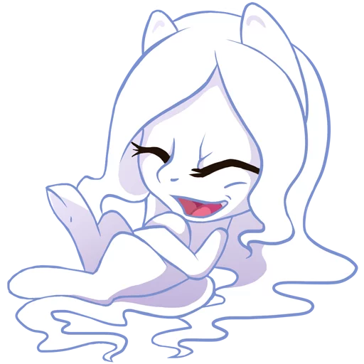 😂 Стикер «Ashley Arctic Fox» для Telegram
