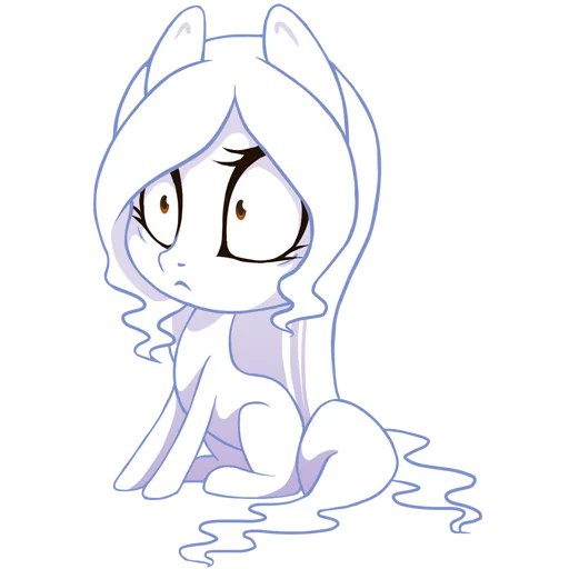 😳 Стикер «Ashley Arctic Fox» для Telegram