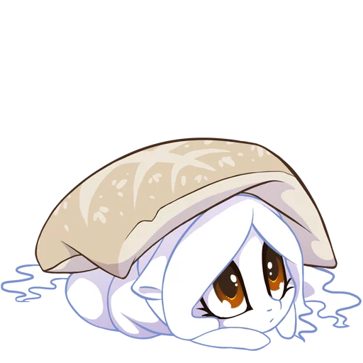 😢 Стикер «Ashley Arctic Fox» для Telegram