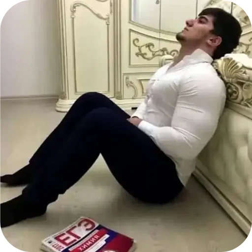 🪑 Стикер «Асхаб Тамаев» для Telegram