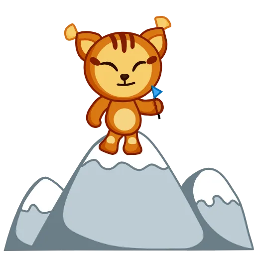 🏔 Стикер «Тихоня» для Telegram