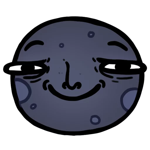 🌚 Стикер «Asinastra» для Telegram