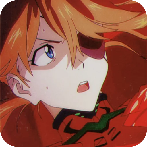 🧡 Стикер «Aska Langley» для Telegram