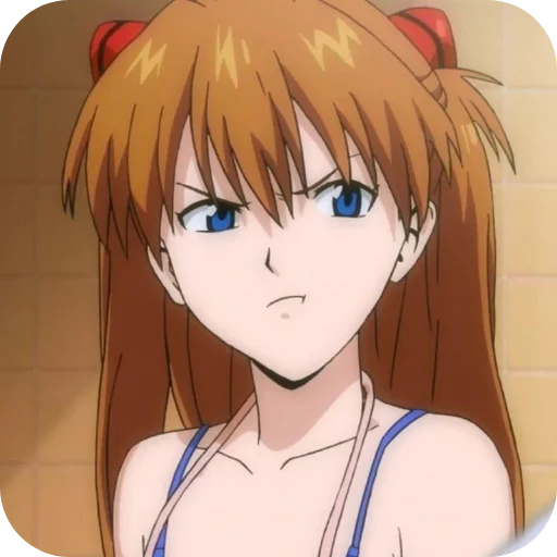 🧡 Стикер «Aska Langley» для Telegram