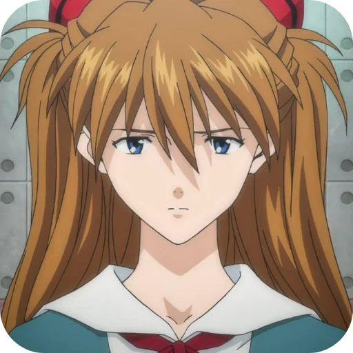 🧡 Стикер «Aska Langley» для Telegram