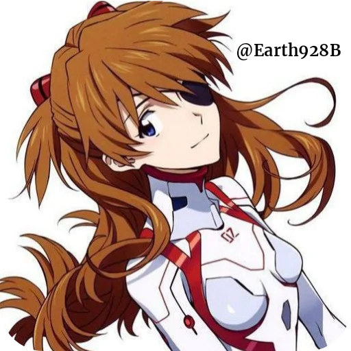 🧡 Стикер «Aska Langley» для Telegram