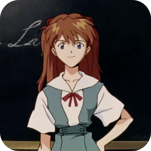 🧡 Стикер «Aska Langley» для Telegram