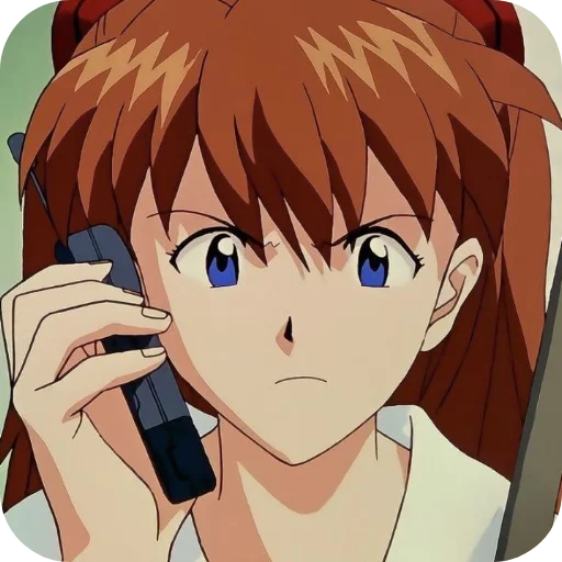 🧡 Стикер «Aska Langley» для Telegram