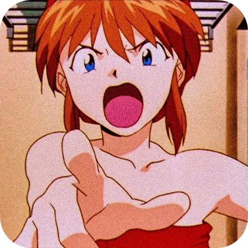 🧡 Стикер «Aska Langley» для Telegram