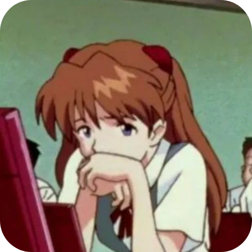 🧡 Стикер «Aska Langley» для Telegram