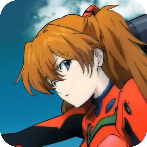 🧡 Стикер «Aska Langley» для Telegram