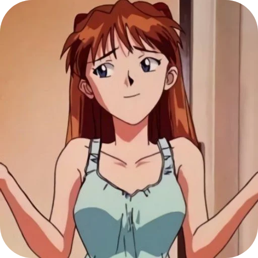 🧡 Стикер «Aska Langley» для Telegram