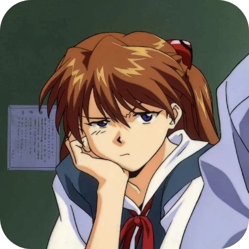 🧡 Стикер «Aska Langley» для Telegram