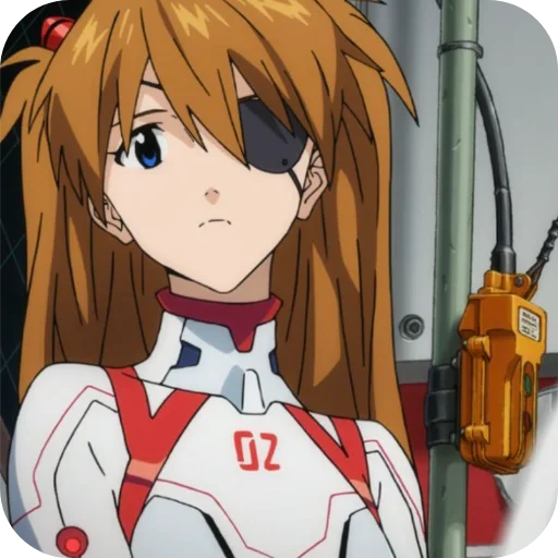 🧡 Стикер «Aska Langley» для Telegram