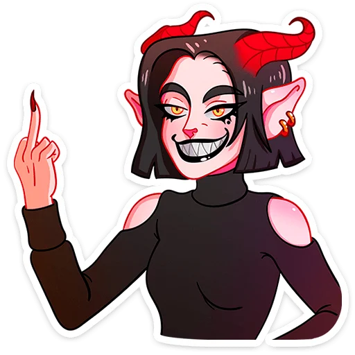 🖕 Стикер «Альматея» для Telegram