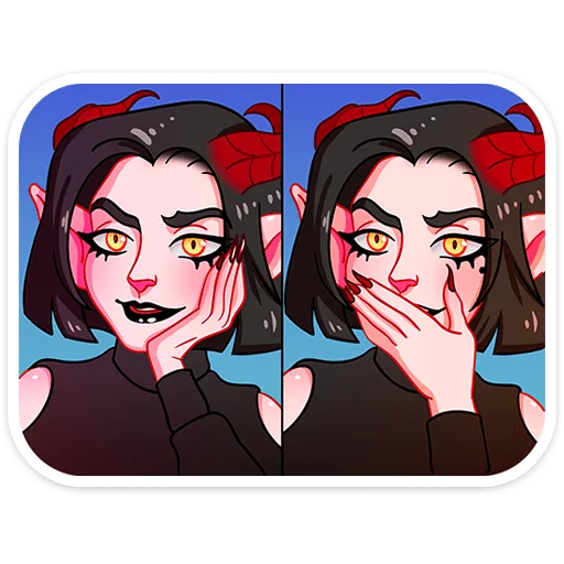 🤭 Стикер «Альматея» для Telegram