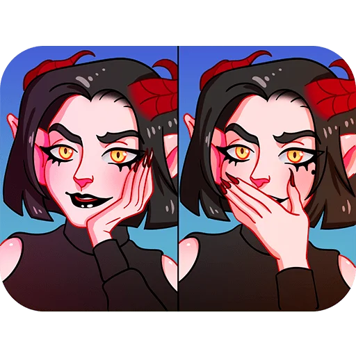 🤭 Стикер «Асмодея» для Telegram