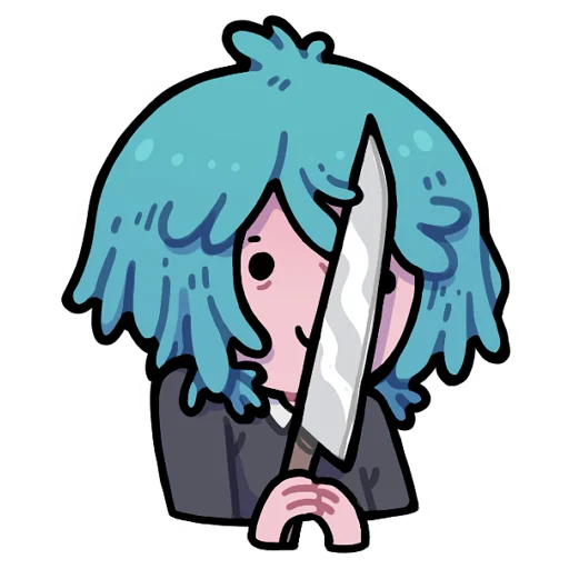 🔪 Стикер «пак» для Telegram
