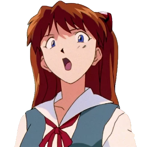 😮 Стикер «A lot of Asuka (Evangelion)» для Telegram