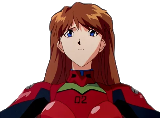 🙁 Стикер «A lot of Asuka (Evangelion)» для Telegram