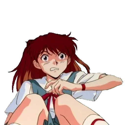 😨 Стикер «A lot of Asuka (Evangelion)» для Telegram