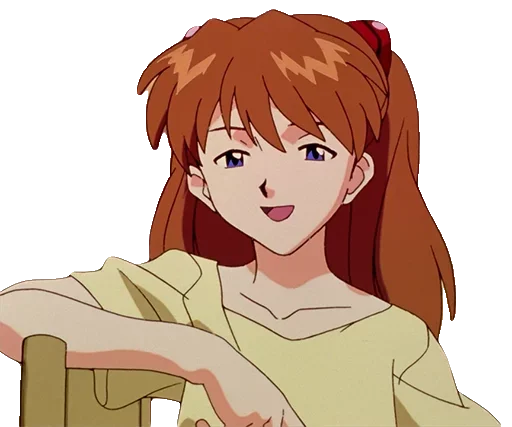 😏 Стикер «A lot of Asuka (Evangelion)» для Telegram
