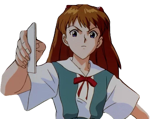 💳 Стикер «A lot of Asuka (Evangelion)» для Telegram