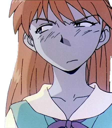 😒 Стикер «A lot of Asuka (Evangelion)» для Telegram