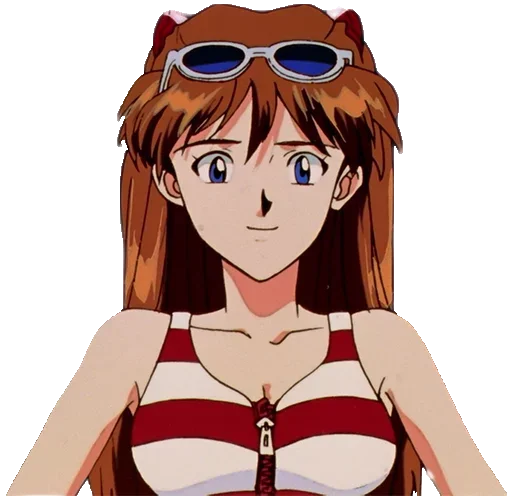 🙂 Стикер «A lot of Asuka (Evangelion)» для Telegram