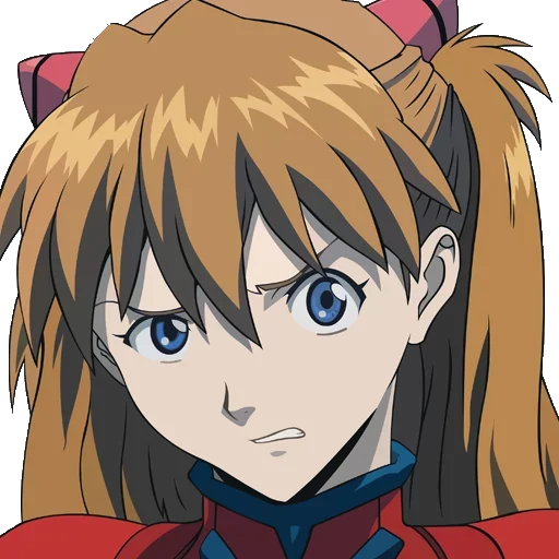 🤨 Стикер «A lot of Asuka (Evangelion)» для Telegram