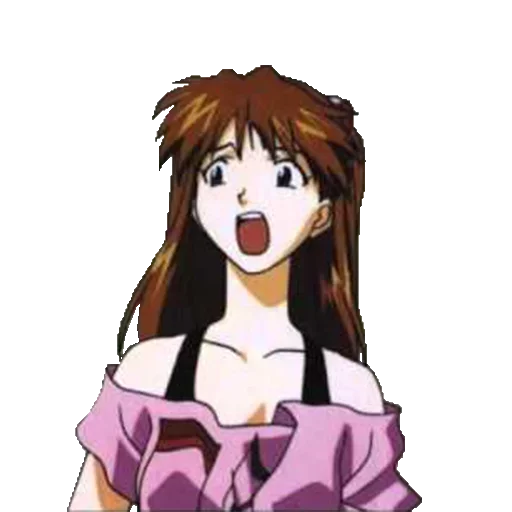 😧 Стикер «A lot of Asuka (Evangelion)» для Telegram