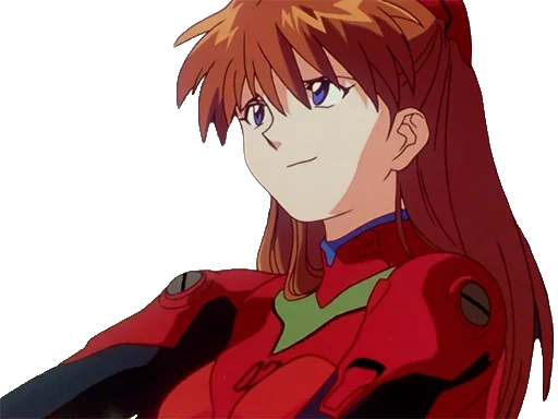 🙂 Стикер «A lot of Asuka (Evangelion)» для Telegram