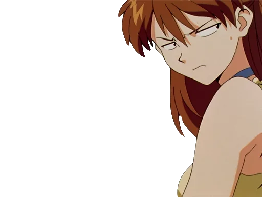 😡 Стикер «A lot of Asuka (Evangelion)» для Telegram