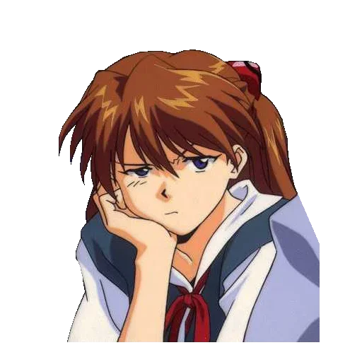 😒 Стикер «A lot of Asuka (Evangelion)» для Telegram