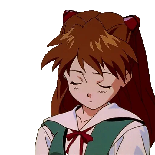 😴 Стикер «A lot of Asuka (Evangelion)» для Telegram