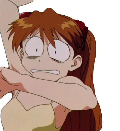 😱 Стикер «A lot of Asuka (Evangelion)» для Telegram