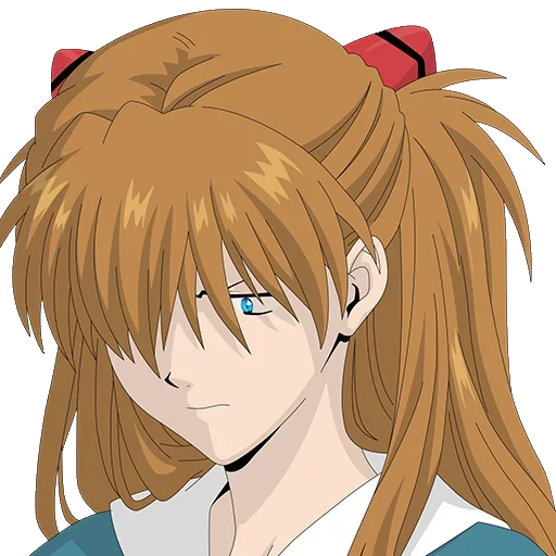 😔 Стикер «A lot of Asuka (Evangelion)» для Telegram