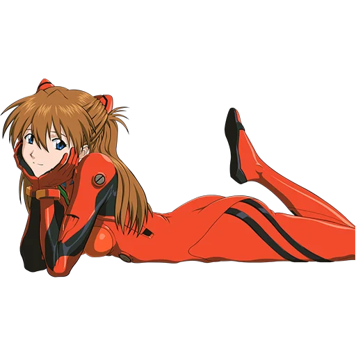 😊 Стикер «A lot of Asuka (Evangelion)» для Telegram