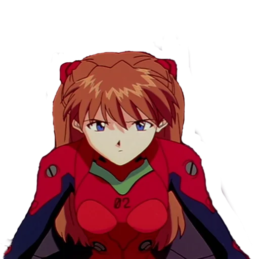 😐 Стикер «A lot of Asuka (Evangelion)» для Telegram