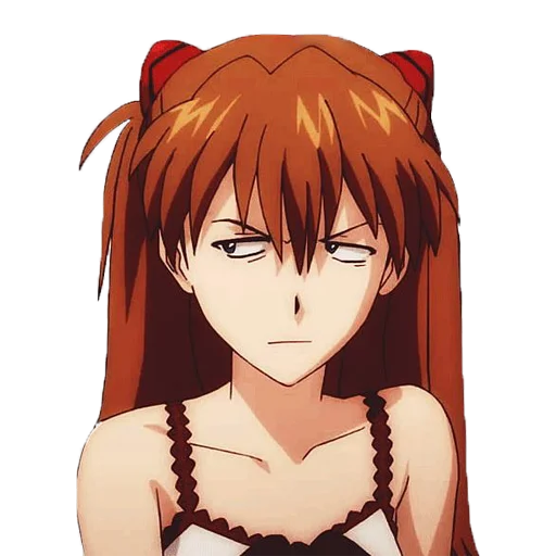 😒 Стикер «A lot of Asuka (Evangelion)» для Telegram