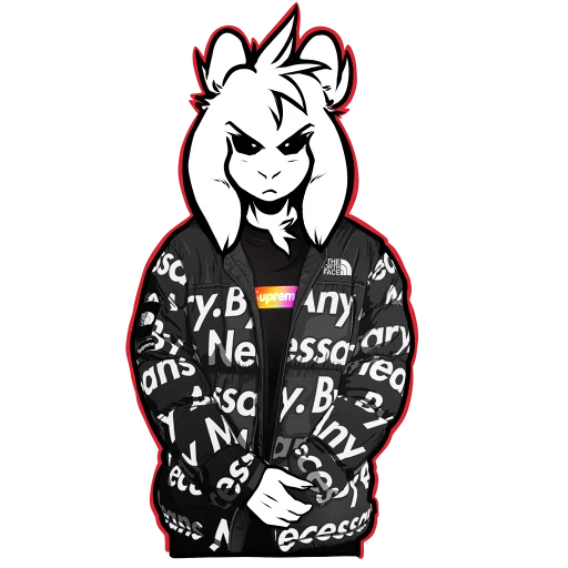 🐐 Стикер «Asriel» для Telegram